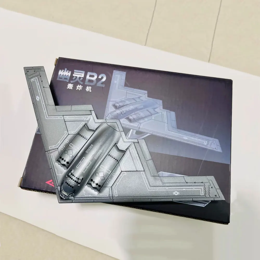 דגם מטוס B-2 מתכת בקנה מידה 1:200 לאוספים – תמונה 6