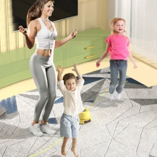 מכשיר חבל קפיצה חשמלי עם שלט וסופר קפיצות דיגיטלי
