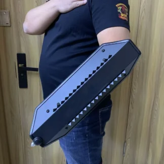 מגן הגנה עצמית לזרוע מאלומיניום עם קוצים לחירום