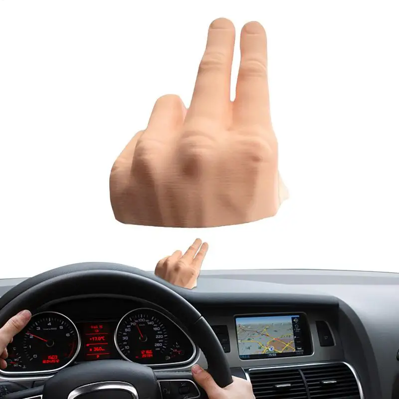 יד מנופפת לדשבורד עם שתי אצבעות בהדפסת תלת־ממד – תמונה 5