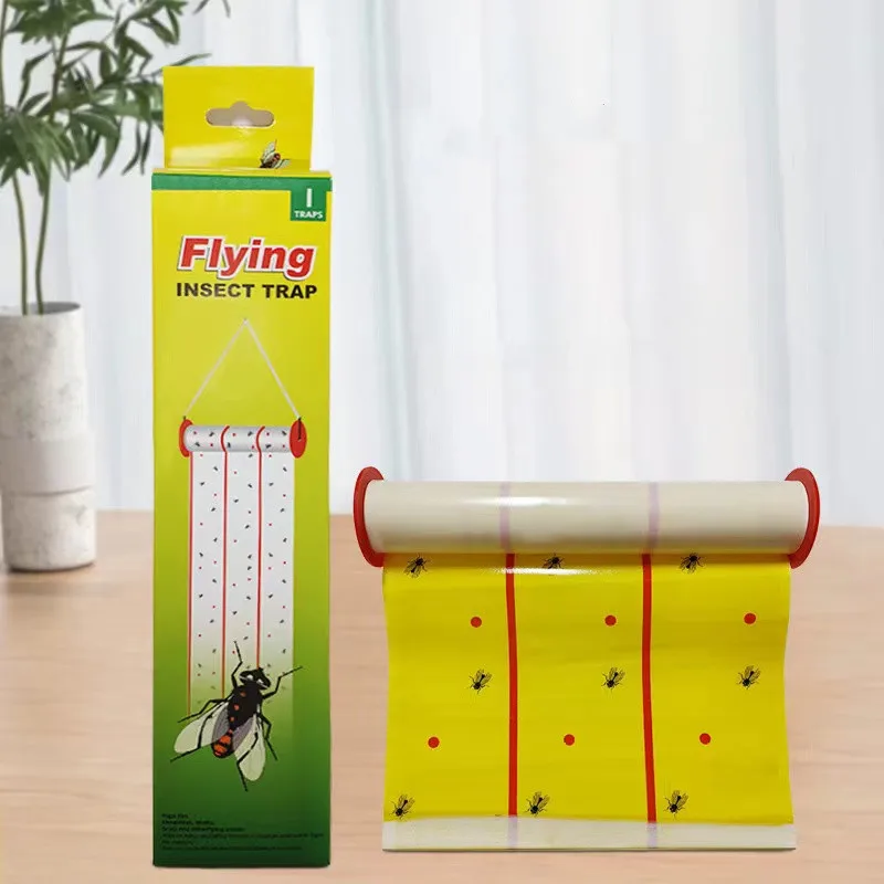 סרט דביק ללכידת זבובים, נמלים ומזיקים לבית ולחצר – תמונה 4