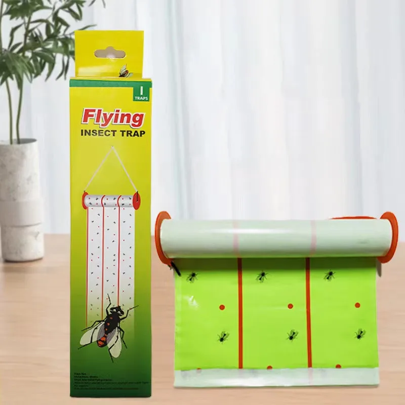 סרט דביק ללכידת זבובים, נמלים ומזיקים לבית ולחצר – תמונה 5