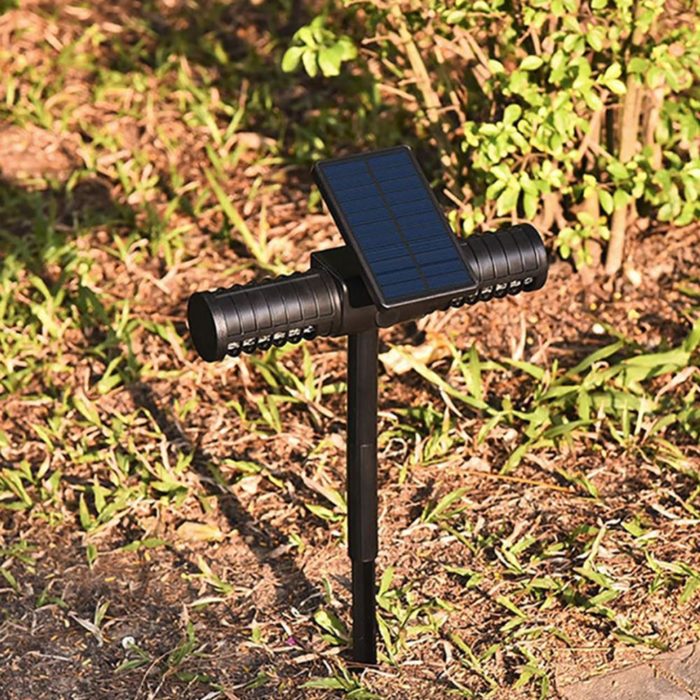 קוטל יתושים סולארי לגינה עם טעינת USB ועמידות למים – תמונה 2