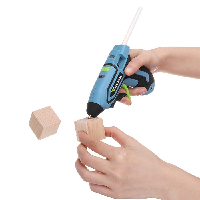 אקדח דבק חם נטען USB - מתחמם תוך 60 שניות, עד 170 מעלות – תמונה 3