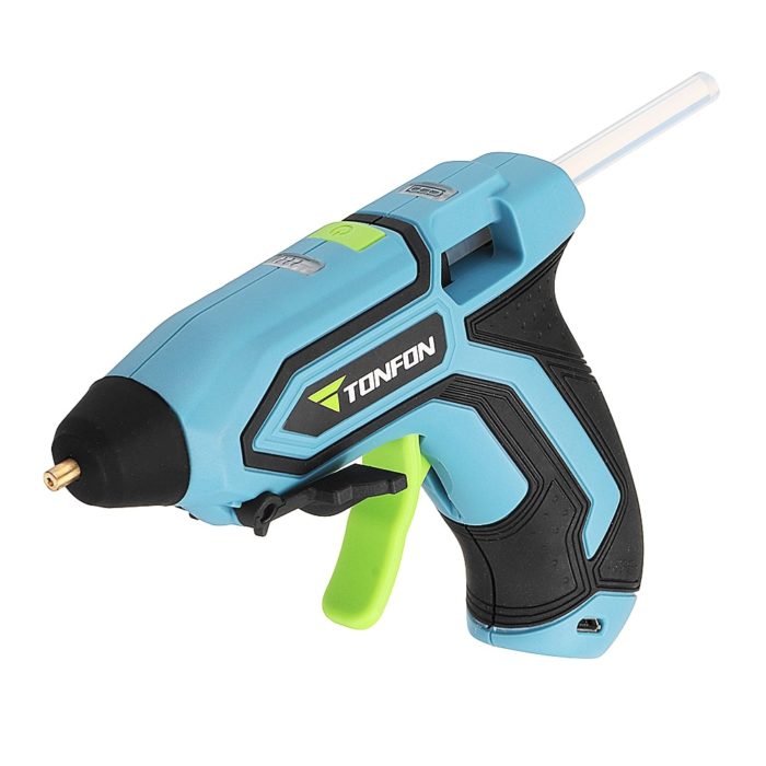 אקדח דבק חם נטען USB - מתחמם תוך 60 שניות, עד 170 מעלות – תמונה 6