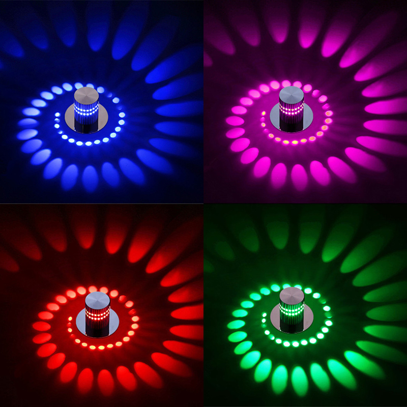 מנורה מחליפת צבעים לתקרה עם שלט רחוק LED מודרנית – תמונה 2