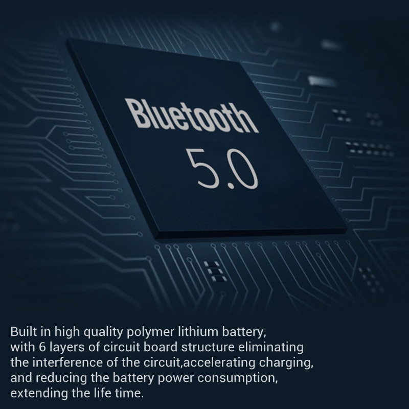 אוזניות אלחוטיות חסינות מים עם Bluetooth 5.0 ועד 8 שעות – תמונה 3