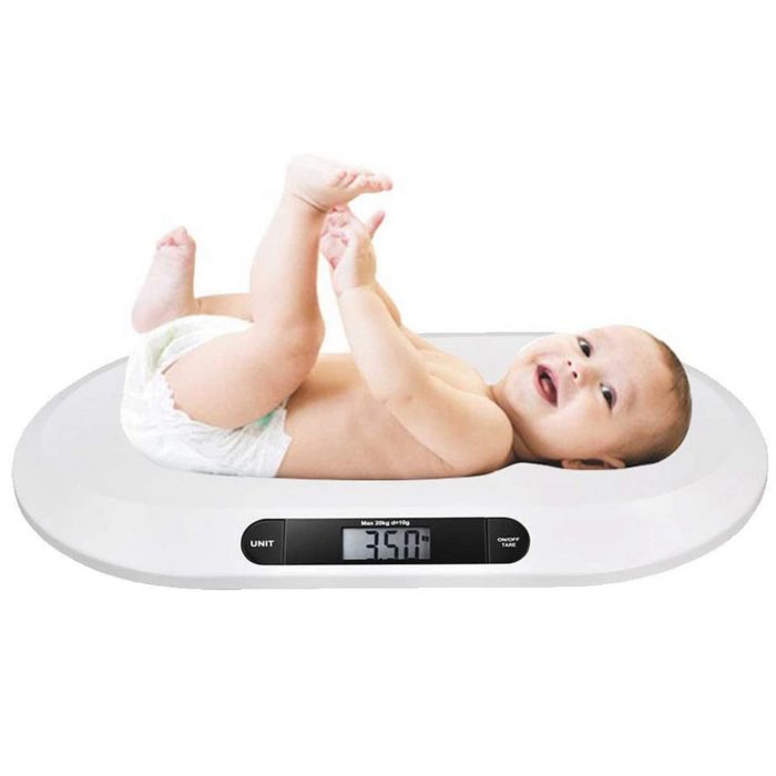 משקל למדידת תינוקות דיגיטלי עד 20 קג עם תאורת LED – תמונה 3