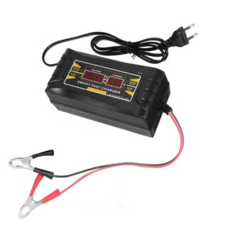 מטען ביתי למצברים עם עצירה אוטומטית וצג LCD