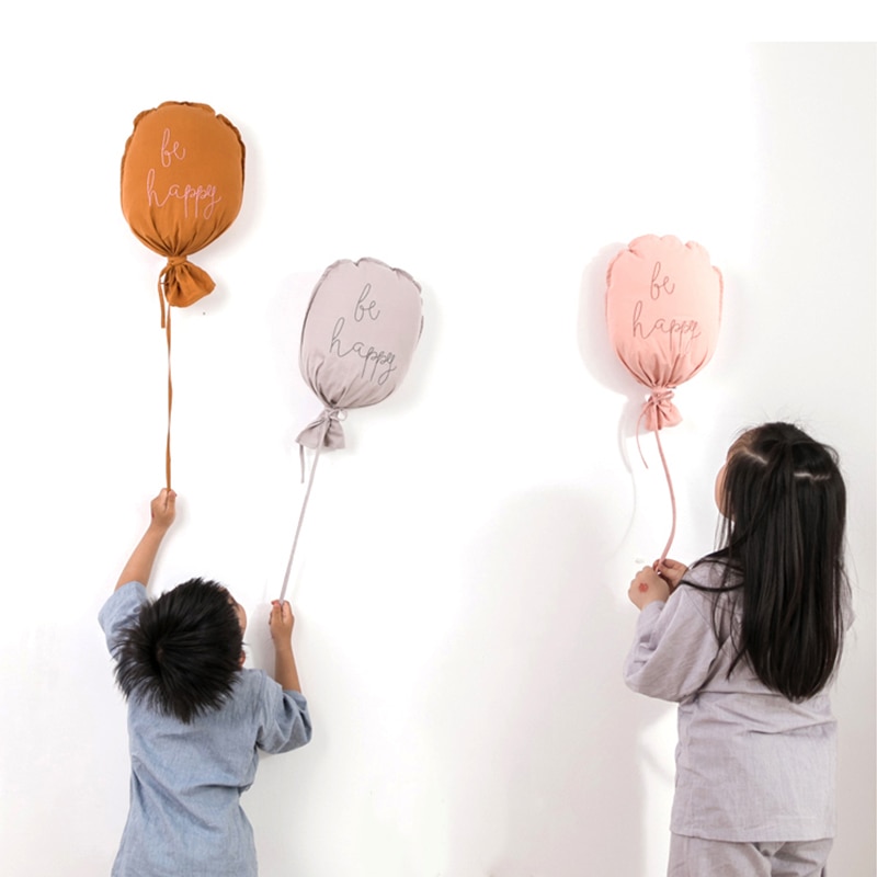 כרית בעיצוב בלון מכותנה רכה לצילומים ולשינה – תמונה 2