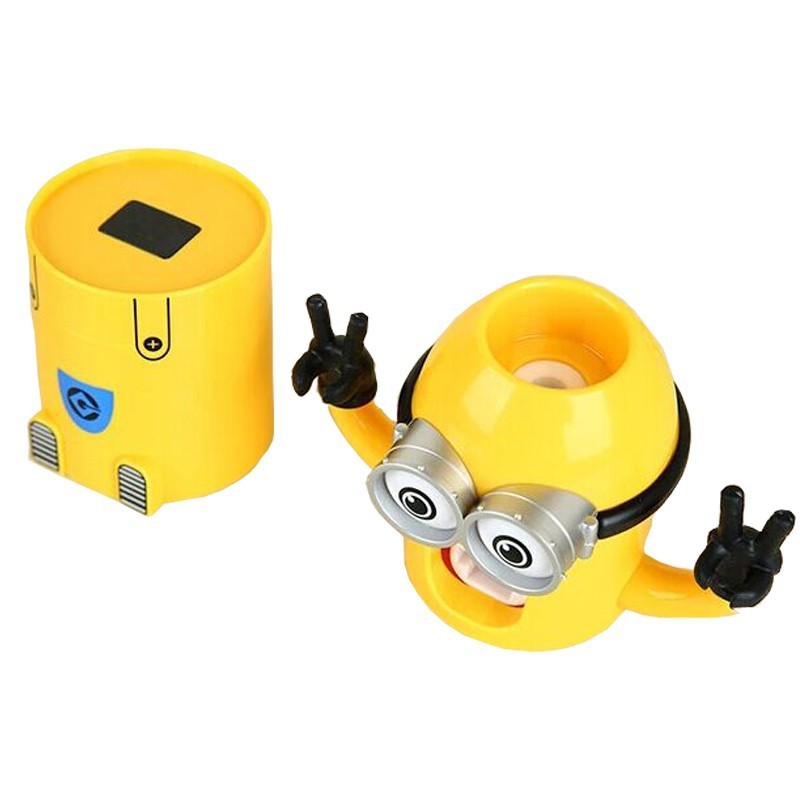 מחזיק מברשות שיניים מיניון עם סוחט משחה לילדים – תמונה 3