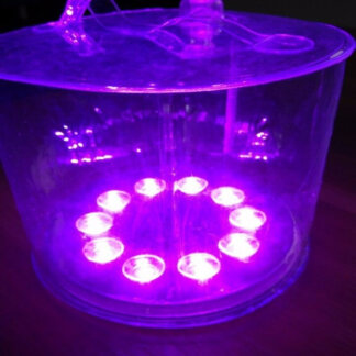 מנורה סולארית מתנפחת עם 10 נורות LED משנות צבעים
