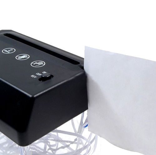 מגרסת ניירות קומפקטית עם פותח מעטפות וחיבור USB – תמונה 3