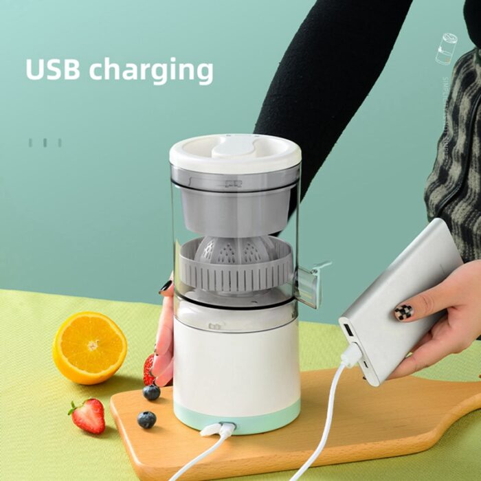 סוחט מיצים אלחוטי נטען USB עם מזיגה אוטומטית – תמונה 3