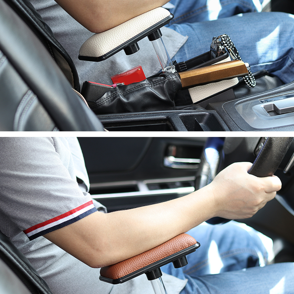 משענת יד מתכווננת לרכב עם אחסון לנהג - נוחות בנסיעה – תמונה 5