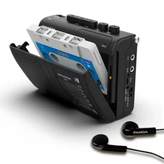 נגן קסטות ווקמן עם רדיו AM/FM, הקלטה ואוזניות