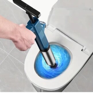פומפה לפתיחת סתימות אוניברסלית עם ראשים מתחלפים ולחץ אוויר