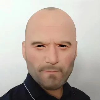 מסכת לטקס איש קירח מציאותית לתחפושת ואירועים