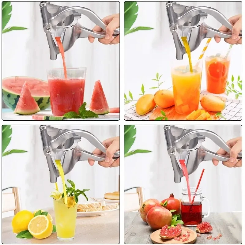 מסחטה ידנית אלומיניום לסחיטת לימון ופירות הדר לכוס – תמונה 6