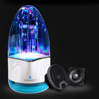 מנורת רמקול מים רוקדים עם Bluetooth ומיקרופון מובנה