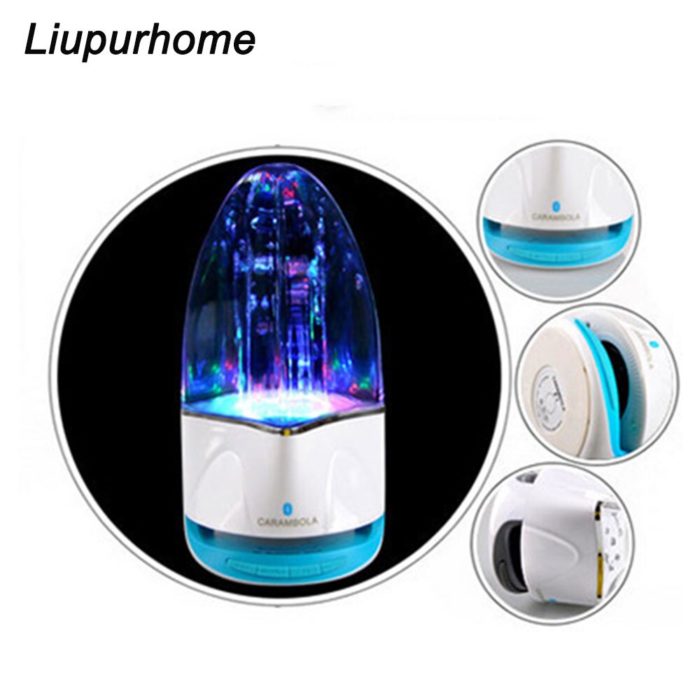 מנורת רמקול מים רוקדים עם Bluetooth ומיקרופון מובנה – תמונה 4