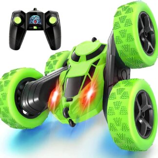 מכונית פעלולים על שלט עם סיבוב 360 ומצבר נטען