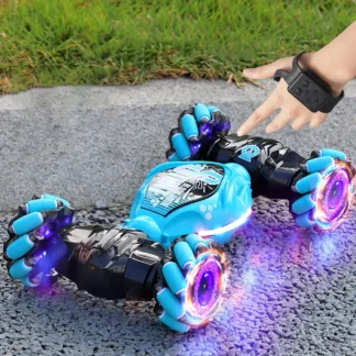 רכב פעלולים על שלט עם שעון תנועת יד ונורות LED