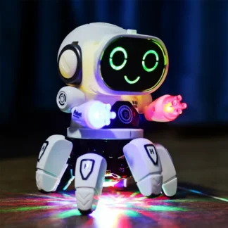 רובוט רוקד לילדים עם תאורת LED – צעצוע חינוכי ואינטראקטיבי