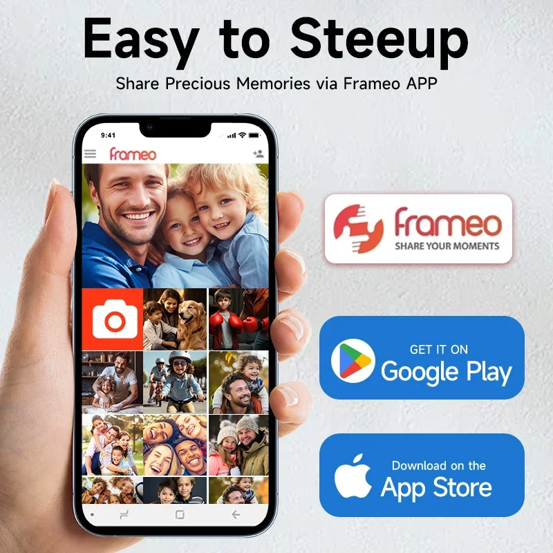 מסגרת תמונות דיגיטלית WiFi 10 אינץ' וזיכרון 32GB – תמונה 5