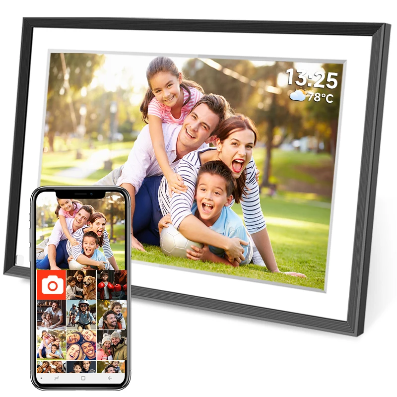 מסגרת תמונות דיגיטלית WiFi 10 אינץ' וזיכרון 32GB