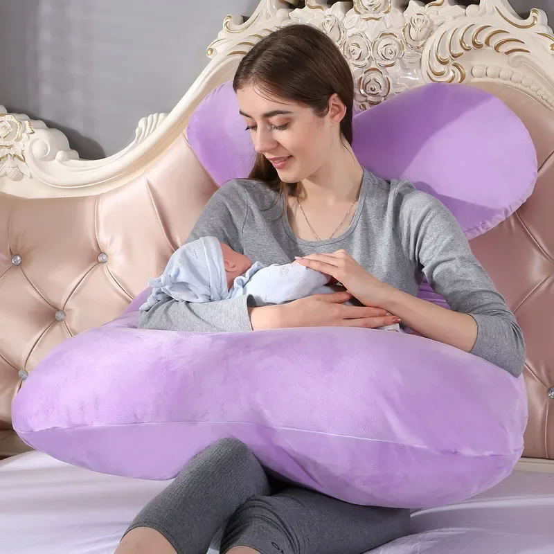 כרית הריון בצורת U גדולה 120×70 סמ לתמיכה מושלמת – תמונה 4