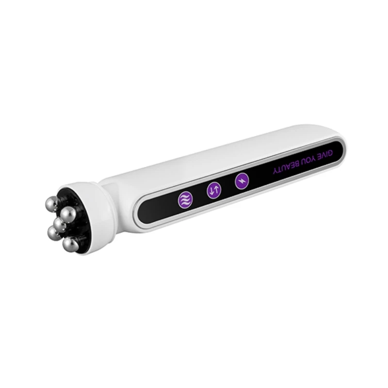 מכשיר עיסוי פנים עם חימום ורולים מסתובבים 360° – תמונה 2