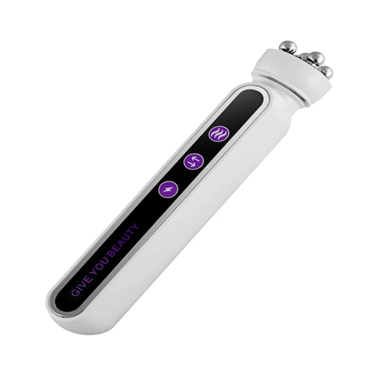 מכשיר עיסוי פנים עם חימום ורולים מסתובבים 360° – תמונה 3