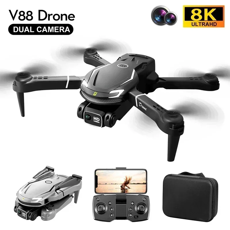 רחפן מקצועי 8K GPS עם 2 מצלמות HD ותקשורת 5G – תמונה 5
