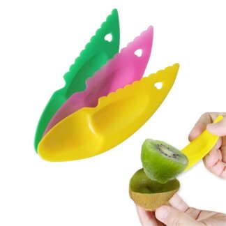 כפית קיווי לחיתוך וקילוף בקלות - סט 3 יחידות צבעוניות