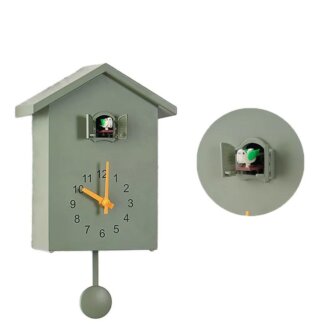 שעון קוקייה לקיר 20×25 סמ לסלון, משרד או מתנה