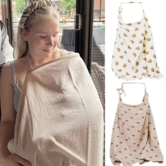 כיסוי הנקה לאמהות – כותנה רכה, מתכוונן ורב שימושי