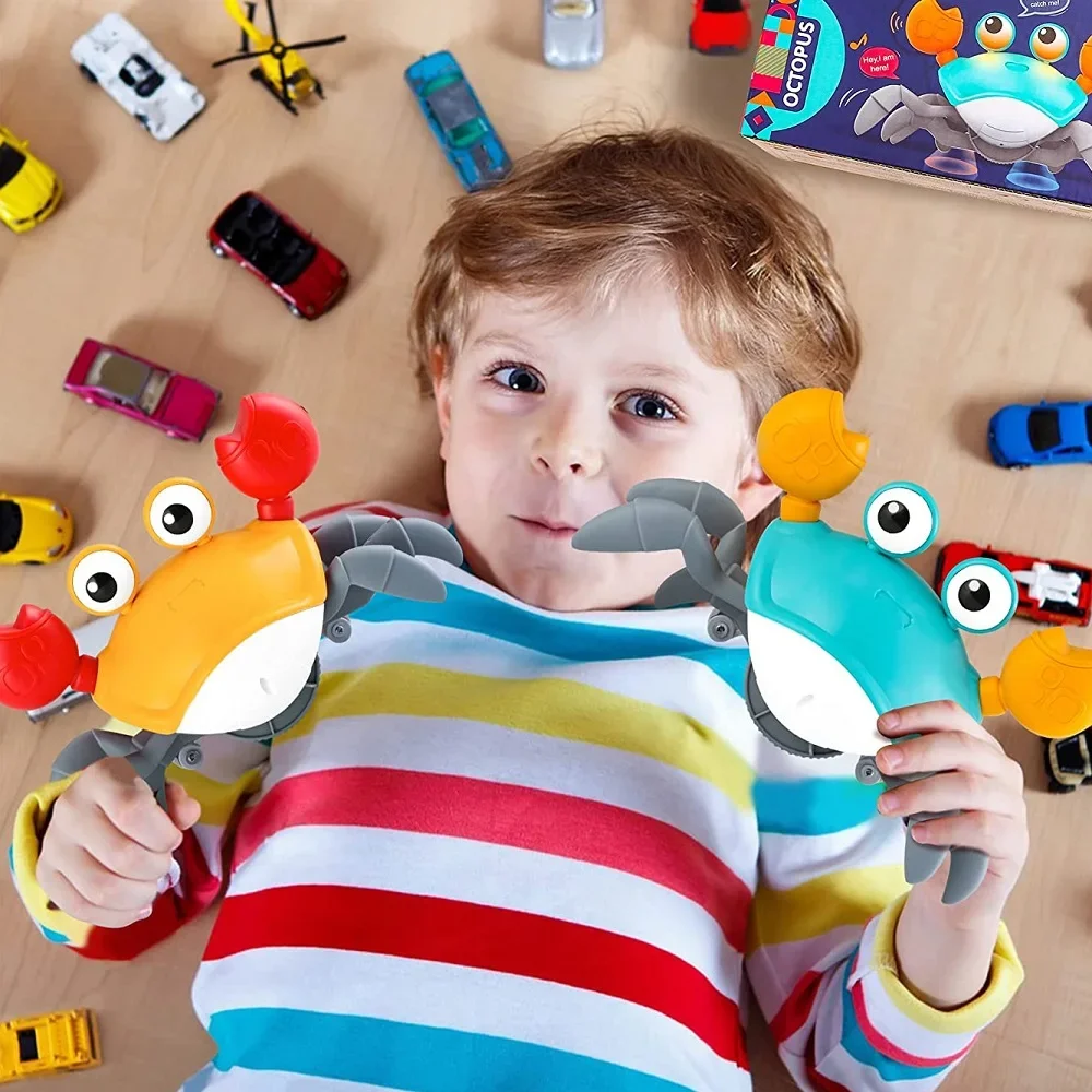 צעצוע סרטן רוקד לתינוקות – מעודד זחילה והתפתחות – תמונה 3