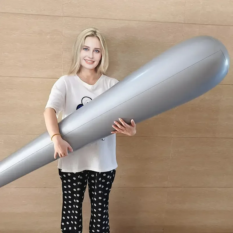 מחבט בייסבול מתנפח ענק PVC באורך 150 סמ – תמונה 4