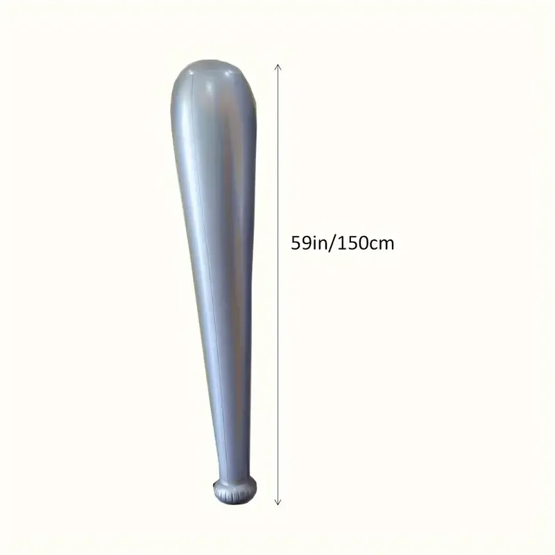 מחבט בייסבול מתנפח ענק PVC באורך 150 סמ – תמונה 5