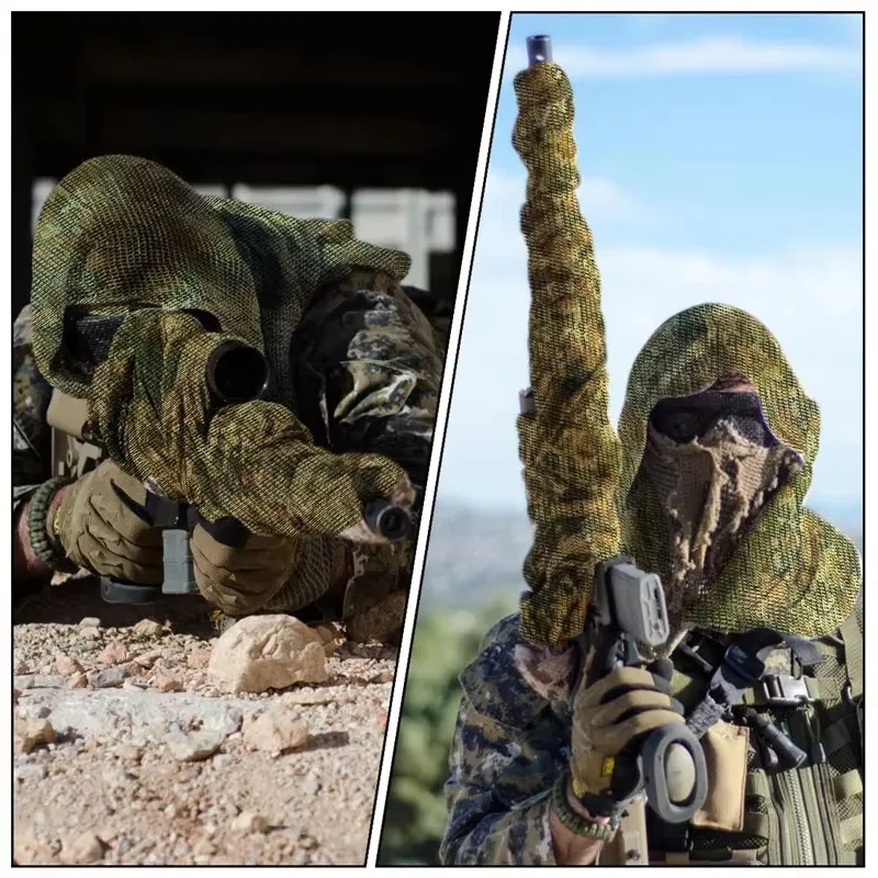 צעיף הסוואה טקטי רב שימוש לפנים, ראש וציוד שטח – תמונה 2
