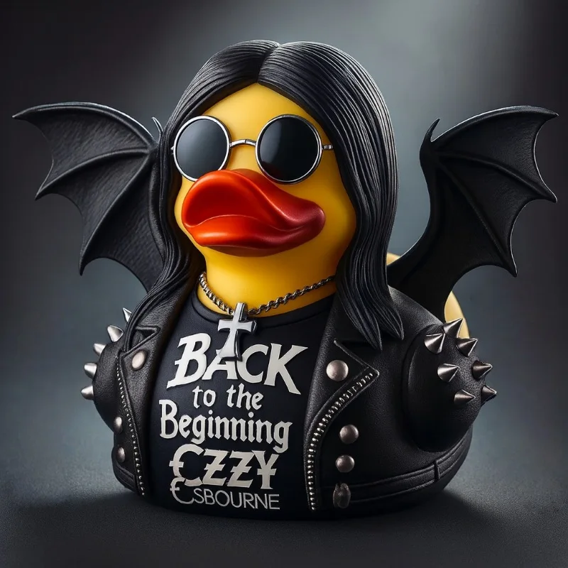 פסלון ברווז גומי אוזי אוסבורן Back To The Beginning