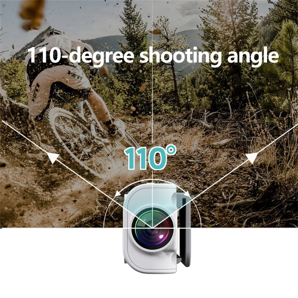 משקפי מצלמה חכמים עם WiFi, תצוגת IPS וכרטיס 32GB – תמונה 2