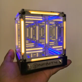 מנורת גיימינג שולחנית היפר-קיוב 4D לעמדת המחשב