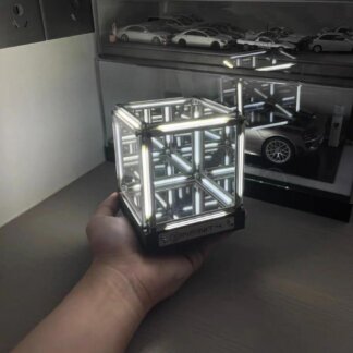 מנורת קוביית אינפיניטי LED לשולחן, גיימינג ועיצוב חדר
