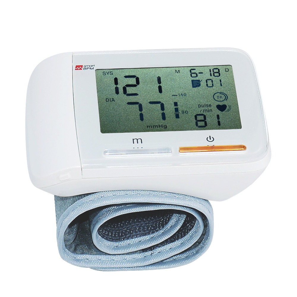 מודד לחץ דם דיגיטלי נייד עם צג LCD וזיכרון