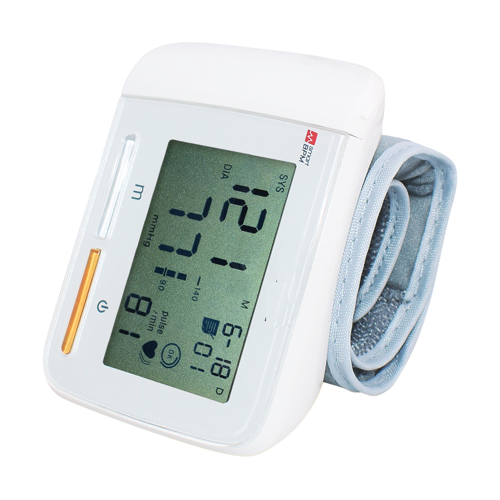 מודד לחץ דם דיגיטלי נייד עם צג LCD וזיכרון – תמונה 3