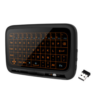 מקלדת מגע אלחוטית לטלוויזיה חכמה ומחשב עם USB
