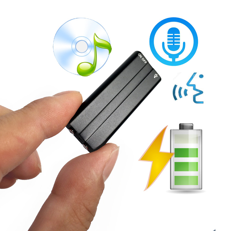 מקליט קול מיני דיסקרטי עם 8GB עד 50 שעות הקלטה – תמונה 2