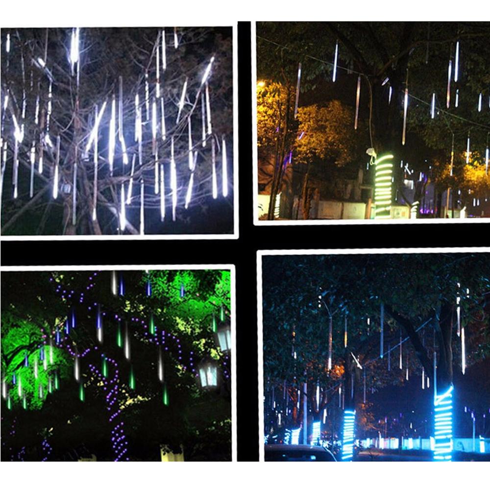 נורות קישוט זרם מים LED לחצר ולגינה – 8 יחידות – תמונה 3